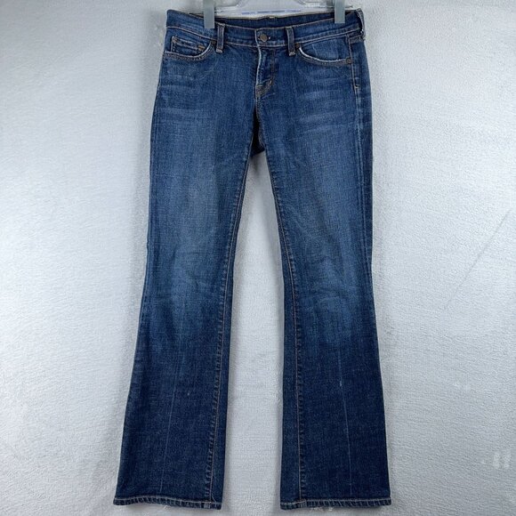 Citizens Of Humanity Boot Cut Jeans Mid Rise Medium Wash Blue Womens Size 28 - Picture 1 of 14